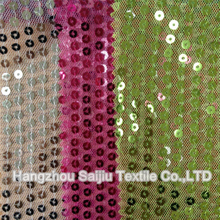 100% Polyester Sequine Tulle Fabric