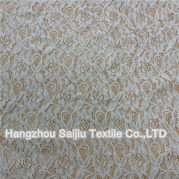 Nylon/Cotton Lace Fabric