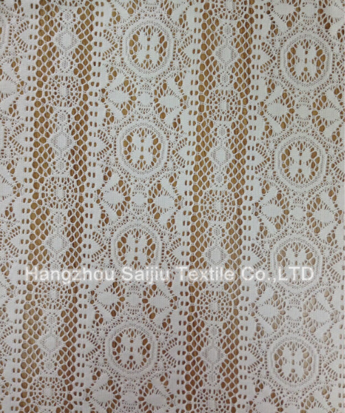 100% Polyester Lace Fabric
