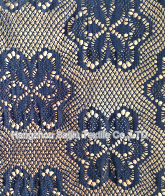 Polyester/Spandex Lace Fabric