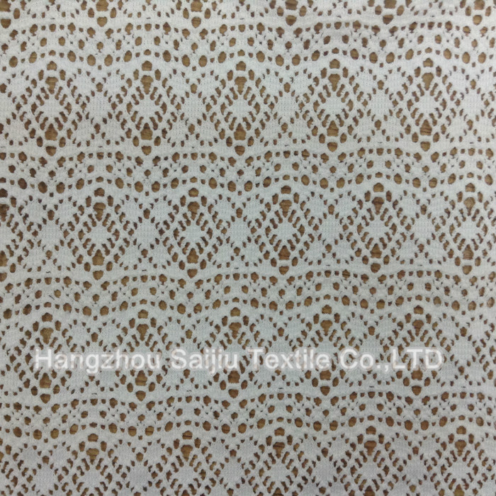 Polyester/Spandex Lace Fabric