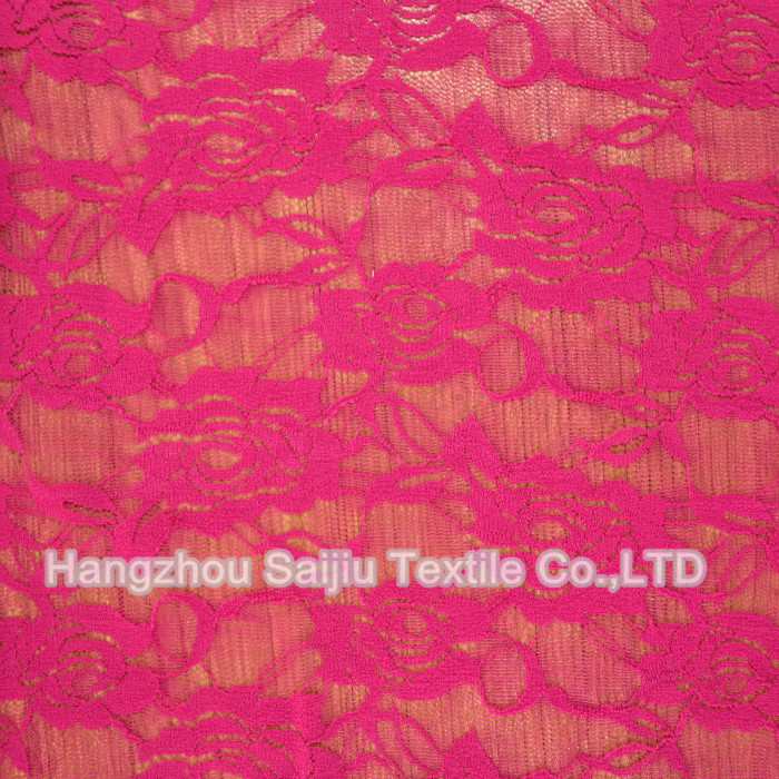 Nylon/Spandex Lace Fabric