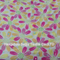 100% Polyester Chiffon Printed With Foil Dot Fabric 