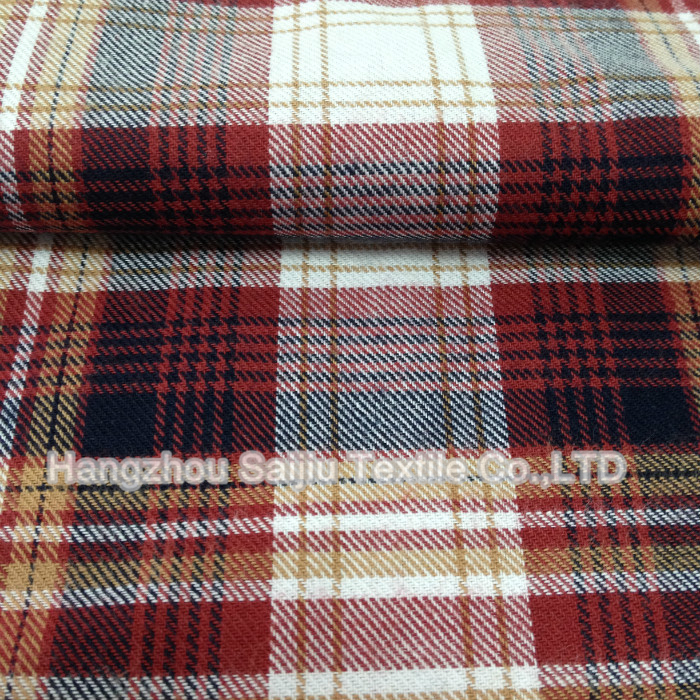 100% Cotton Yarn Dyed Fabric 