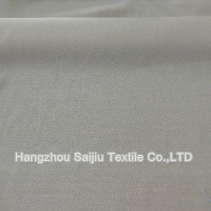100% Polyester imitation crepe de Chine solid dyed fabric