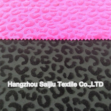Polyester/Spandex Flocked Scuba Fabric