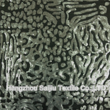 Polyester/Rayon/Spandex Sequin Fabric