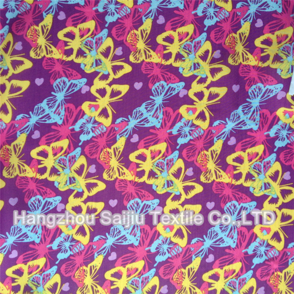 100% Polyester Chiffon Printed Fabric