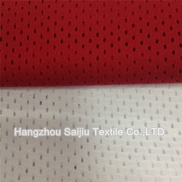 100% Polyester Mesh Solid Dyed Fabric