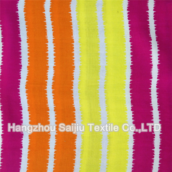 100% Rayon Challis Printed Fabric 