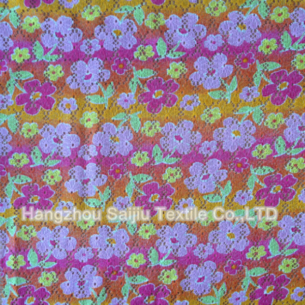 100% Polyester Lace Fabric