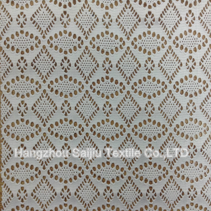 Polyester/Spandex Lace Fabric