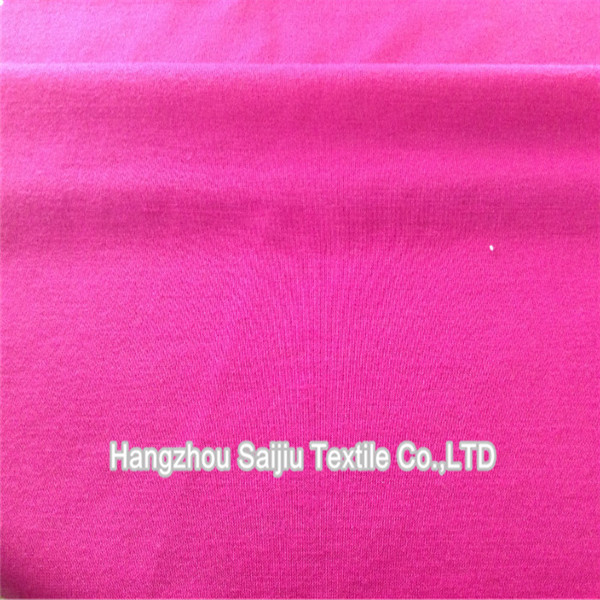 Polyester/Rayon Jersey Solid Dyed Fabric