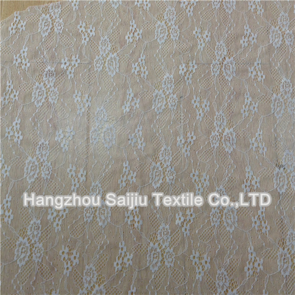 Nylon/Cotton Lace Fabric