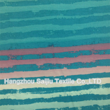 Spun Poly/Spandex S/J Paper Print Fabric