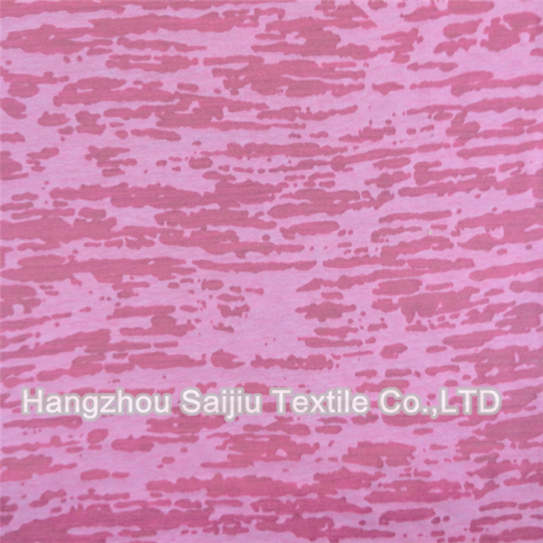 Cotton/Polyester Burn Out Fabric 