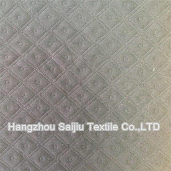 Polyester/Spandex Knit Jacquard Fabric