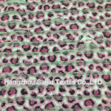 100% Polyester Printed Ruffled Jersey