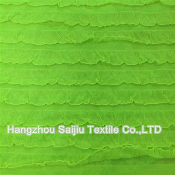 100% Polyester Eyelash Jersey Solid Dyed Fabric