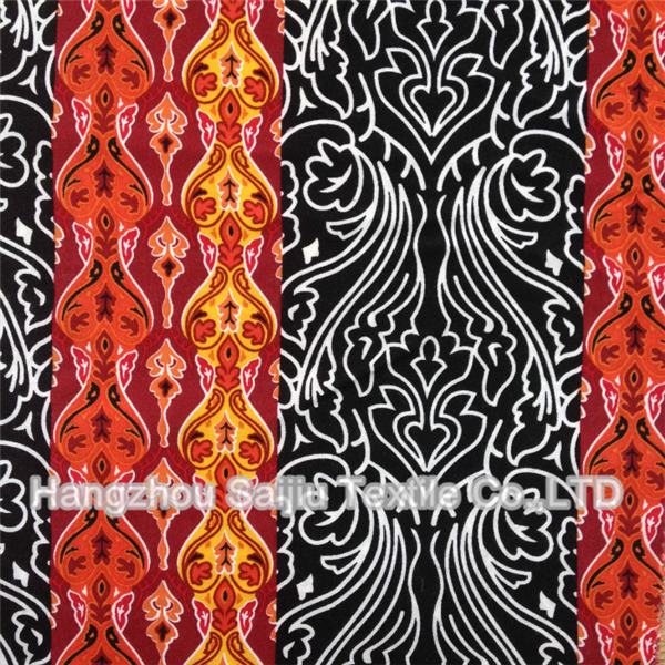 100% Rayon Printed Fabric