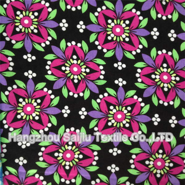 100% Rayon Challis Printed Fabric 