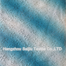100% Polyester Chiffon Embossing with Gradient Fabric