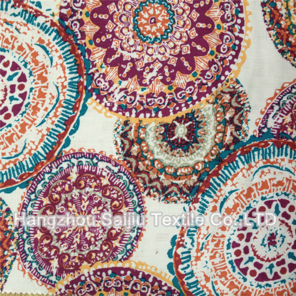 100% Rayon Printed Fabric 