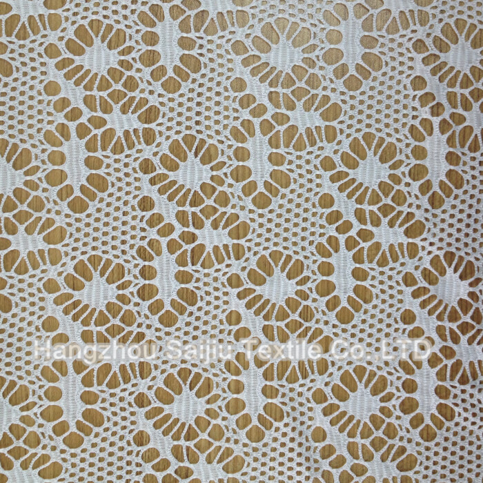 Polyester/Spandex Lace Fabric