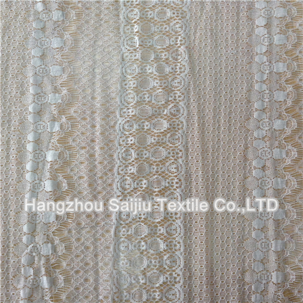 Nylon/Cotton Lace Fabric