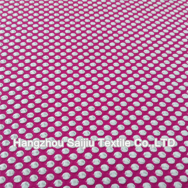 Polyester/Spandex Knited Jacquard Fabric