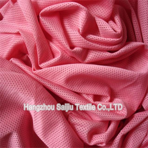 100% Polyester Mesh Solid Dyed Fabric