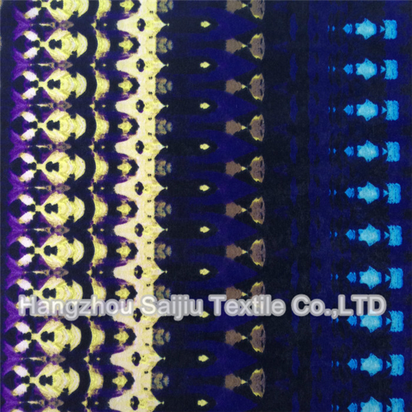 100% Polyester Washed Velvet Fabric