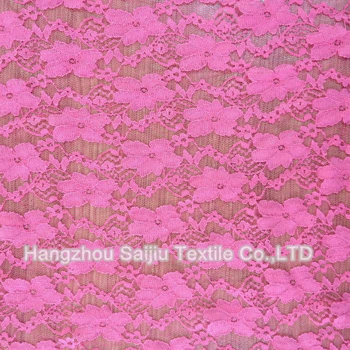 Polyester/Spandex Lace Fabric