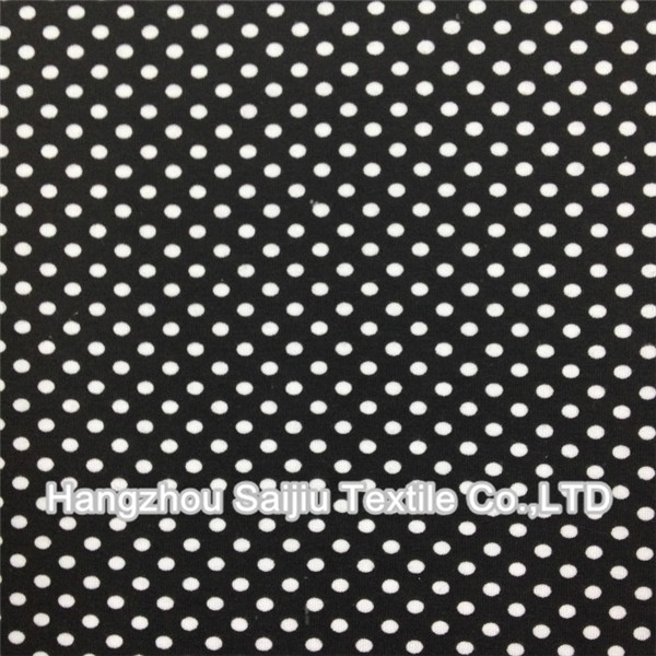 Cotton/Polyester/Spandex Printed Fabric