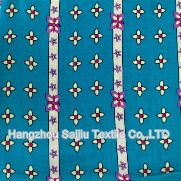 100% Rayon Printed fabric 