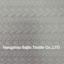 Polyester/Spandex Knit Jacquard Fabric