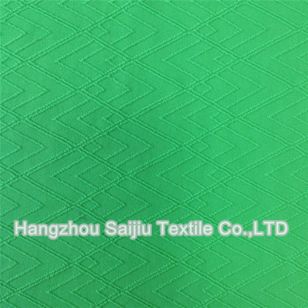 Polyester/Spandex Knit Jacquard Fabric