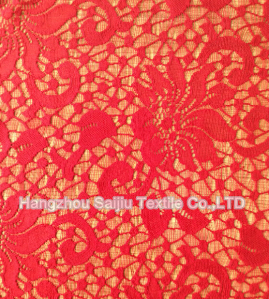 100% Polyester Lace Fabric