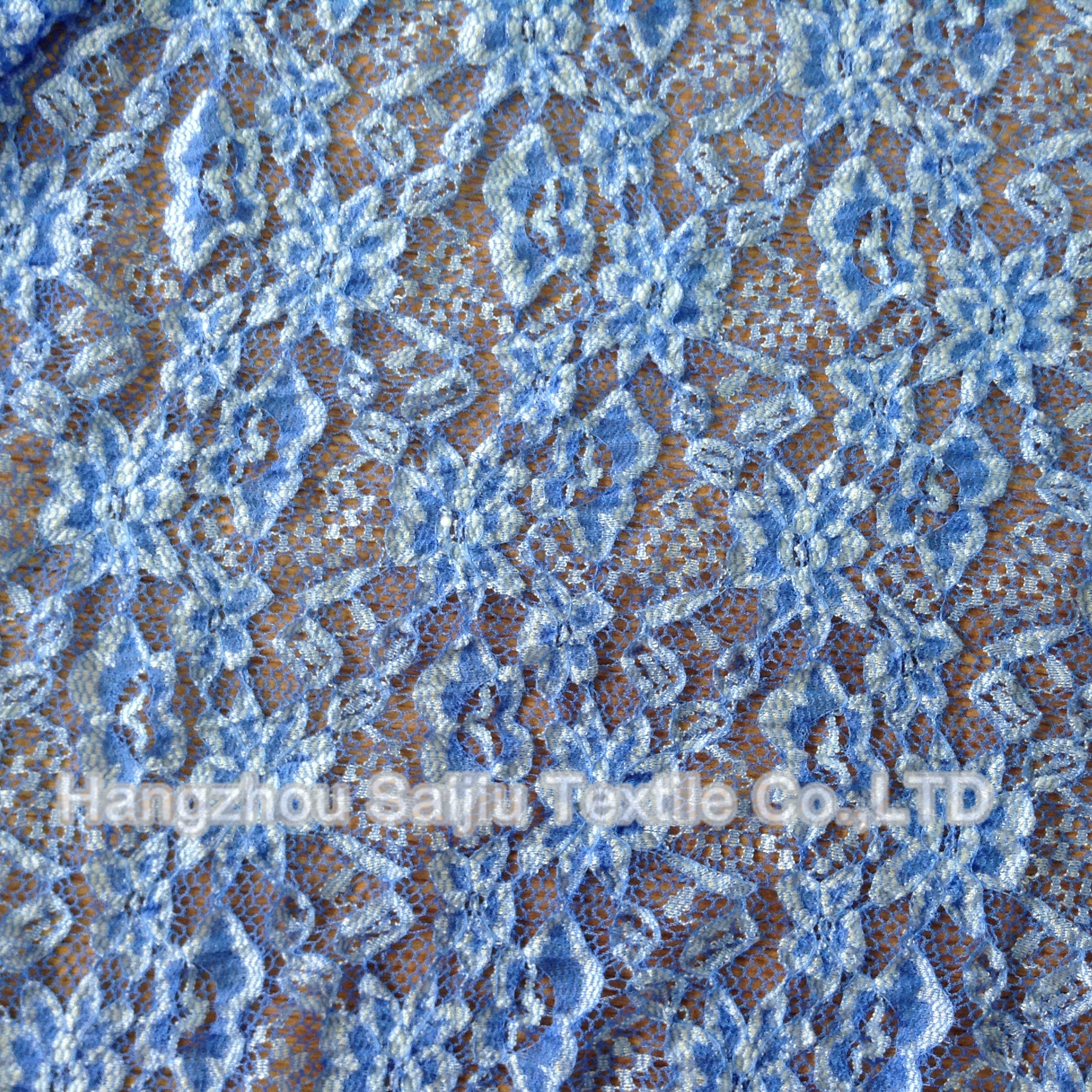 Nylon/Rayon/Spandex Lace Fabric