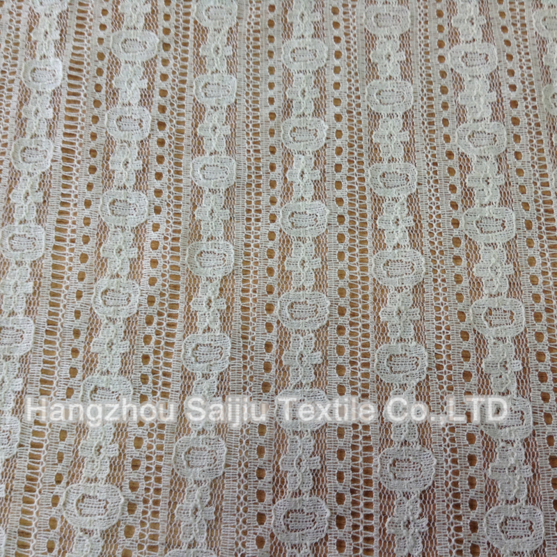 Nylon/Cotton Lace Fabric