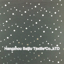Polyester/Spandex Hachi Foil Dot Fabric