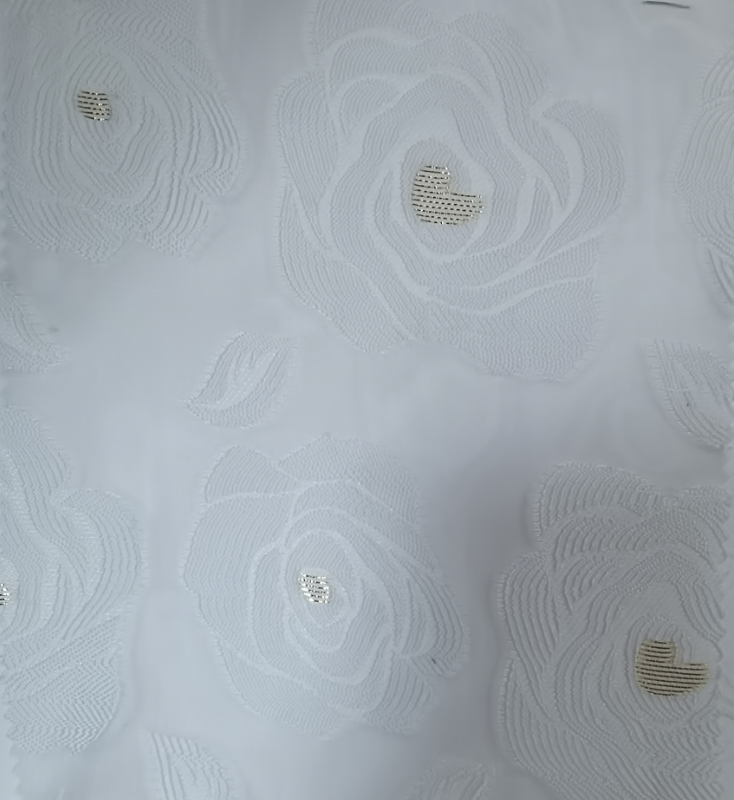 POLYESTER/GOLDEN LUREX JACQUARD FABRIC HZQT-2412894