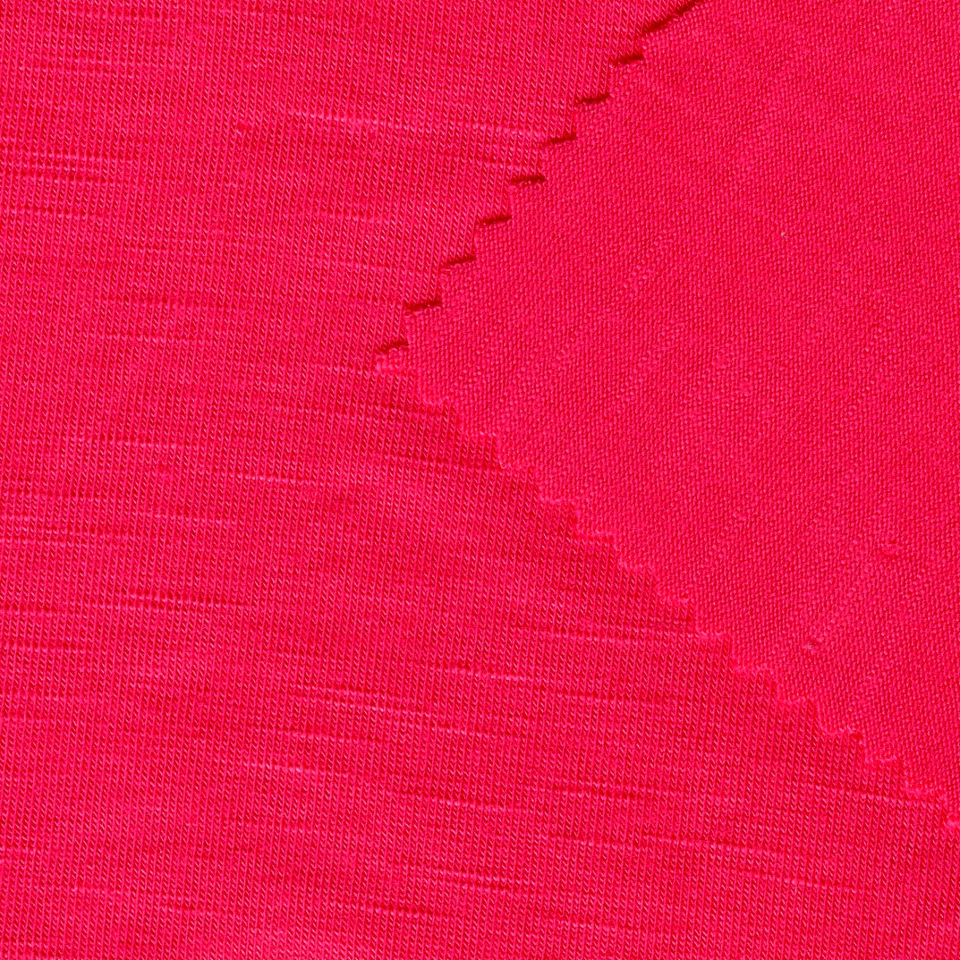 95%RAYON 5%SPANDEX SLUB JERSEY FABRIC HZQT-2110326