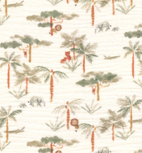 Three-Layer Gauze Crepe With Printed