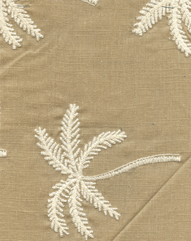 VISCOSE/LINEN EMBROIDERY HZQT-2412893