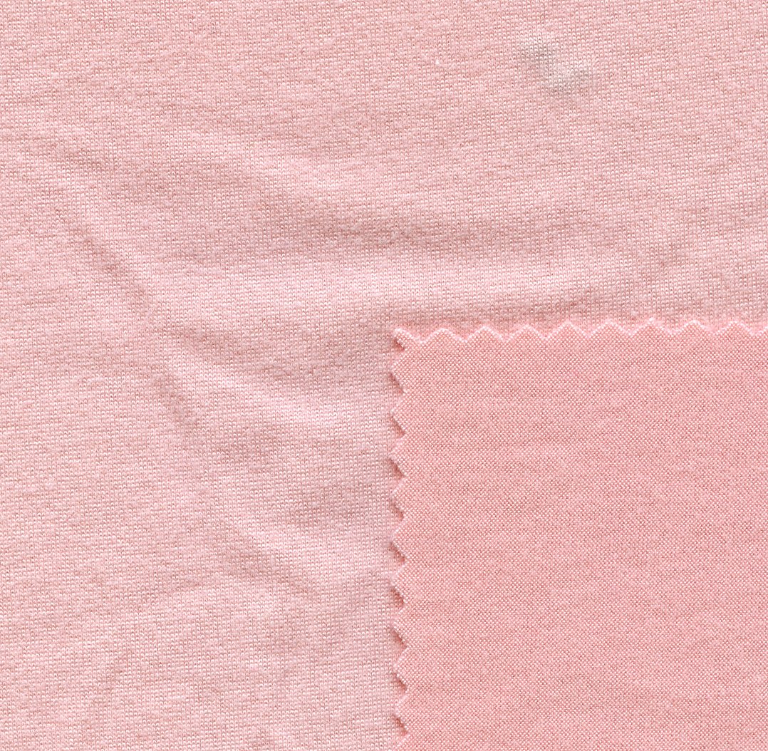 95% POLYESTER 5% SPANDEX YUMMY JERSEY SOLID WITH BRUS HZQT-7106 